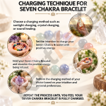 Seven Chakra Crystal Bracelet – 8 MM (Enhanced Meditation & Focus)