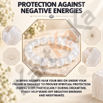 Selenite Crystal Bracelet – 8 MM (Cleansing & Purification)