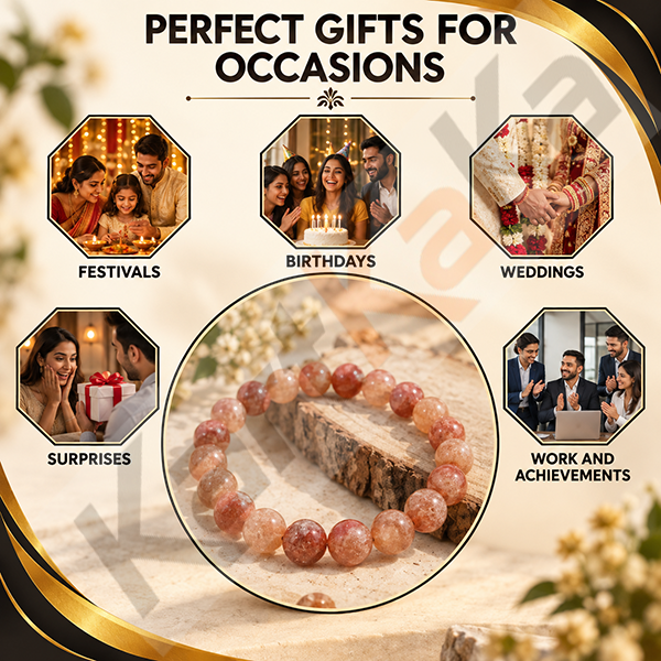 Sunstone Crystal Bracelet – 8MM ( Success)