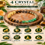 Money Magnet With Hematite Bracelet – 8 MM (Attracting Wealth)