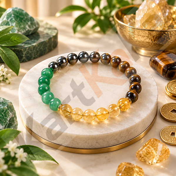 Money Magnet With Green Aventurine Bracelet – 8 MM (Boosting Confidence)